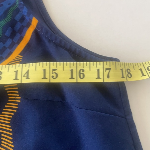 Funky Soul Sleeveless Dress Multi Color Print Design Size Medium. - Picture 7 of 7